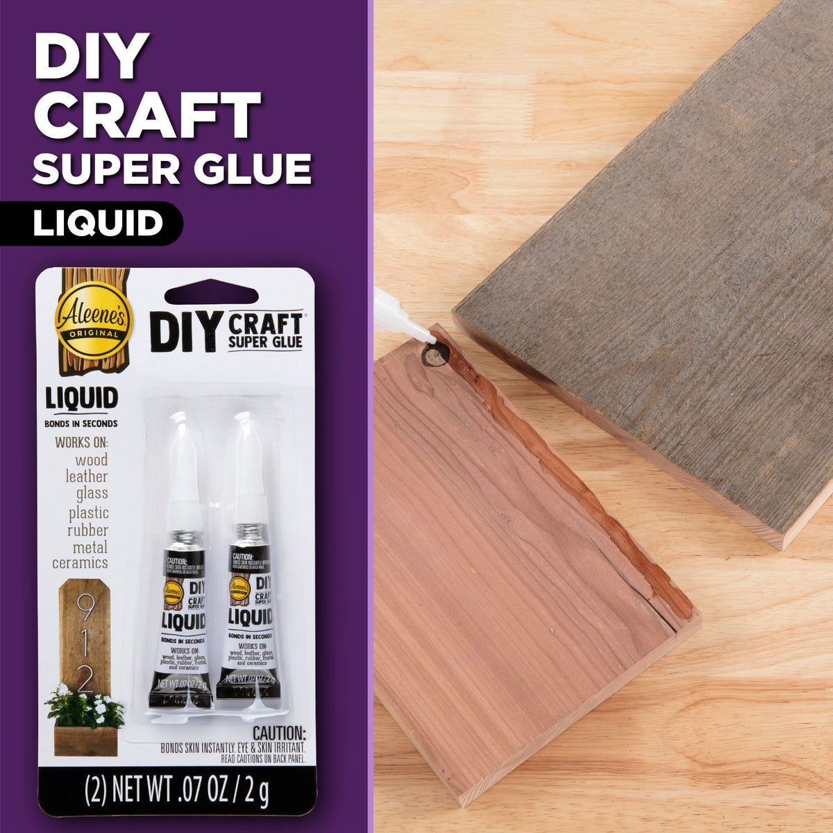 Picture of 40686 Aleene's DIY Craft Super Glue Liquid .07 oz. 2 Pack