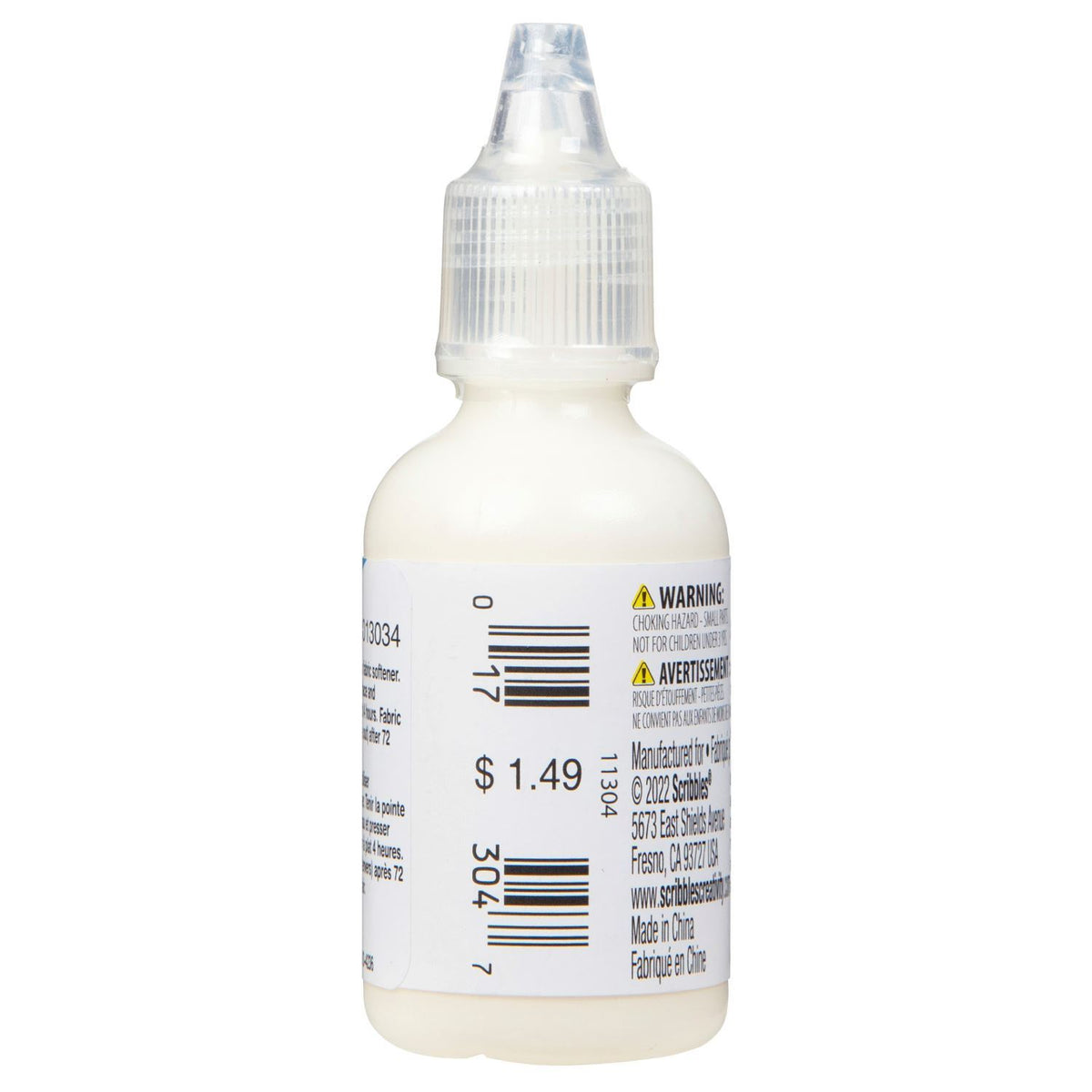 Picture of 11304 3D Fabric Paint Winter White 1 oz.