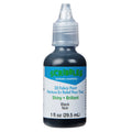 Scribbles Shiny 3D Fabric Paint Black