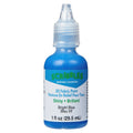 Scribbles Shiny 3D Fabric Paint Bright Blue