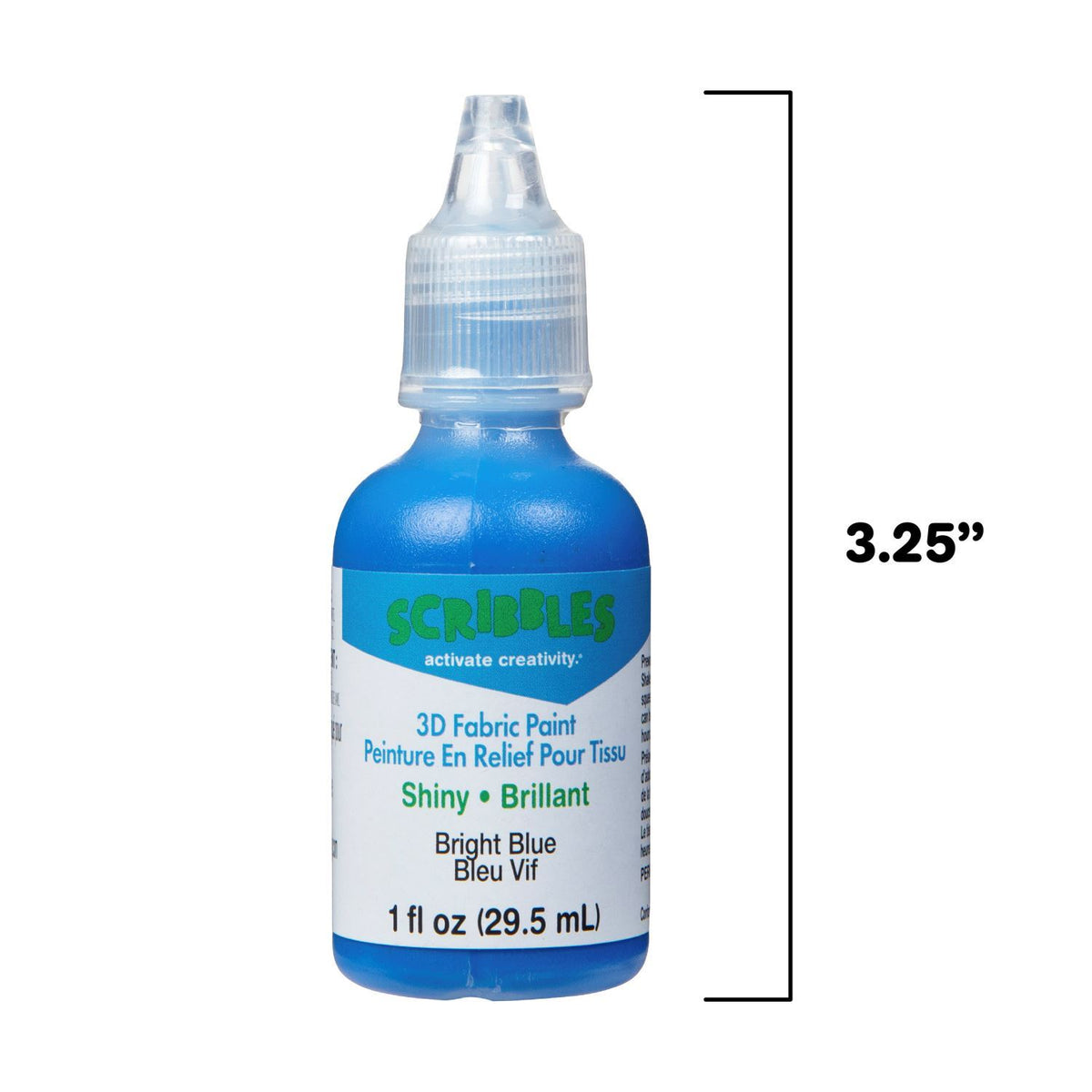Picture of 54126 3D Fabric Paint Bright Blue 1 oz.