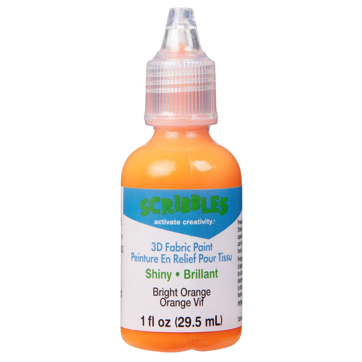 Picture of 54115 3D Fabric Paint Bright Orange 1 oz.