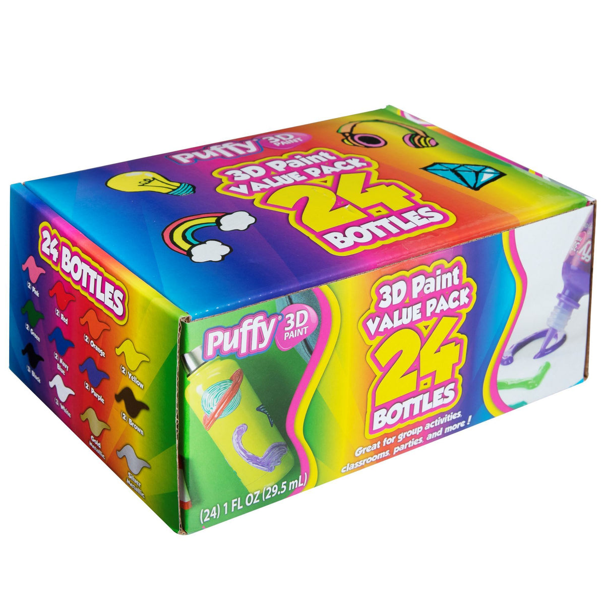 Picture of 48219 Puffy 3D Paint Value 24 Pack