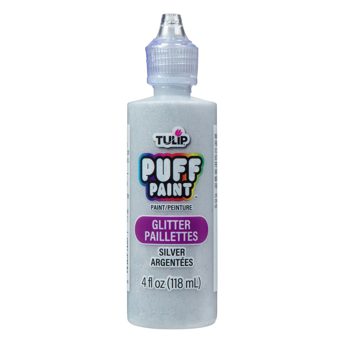 Picture of 41302 Tulip Dimensional Fabric Paint Glitter Silver 4 fl. oz.