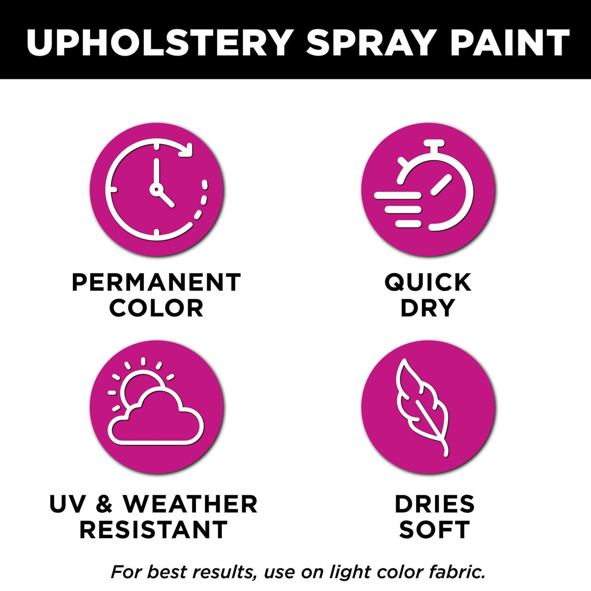 Picture of 37994 COLORSHOT OUTDOOR FABRIC SPRAY ONYX 4PK 8OZ CANS