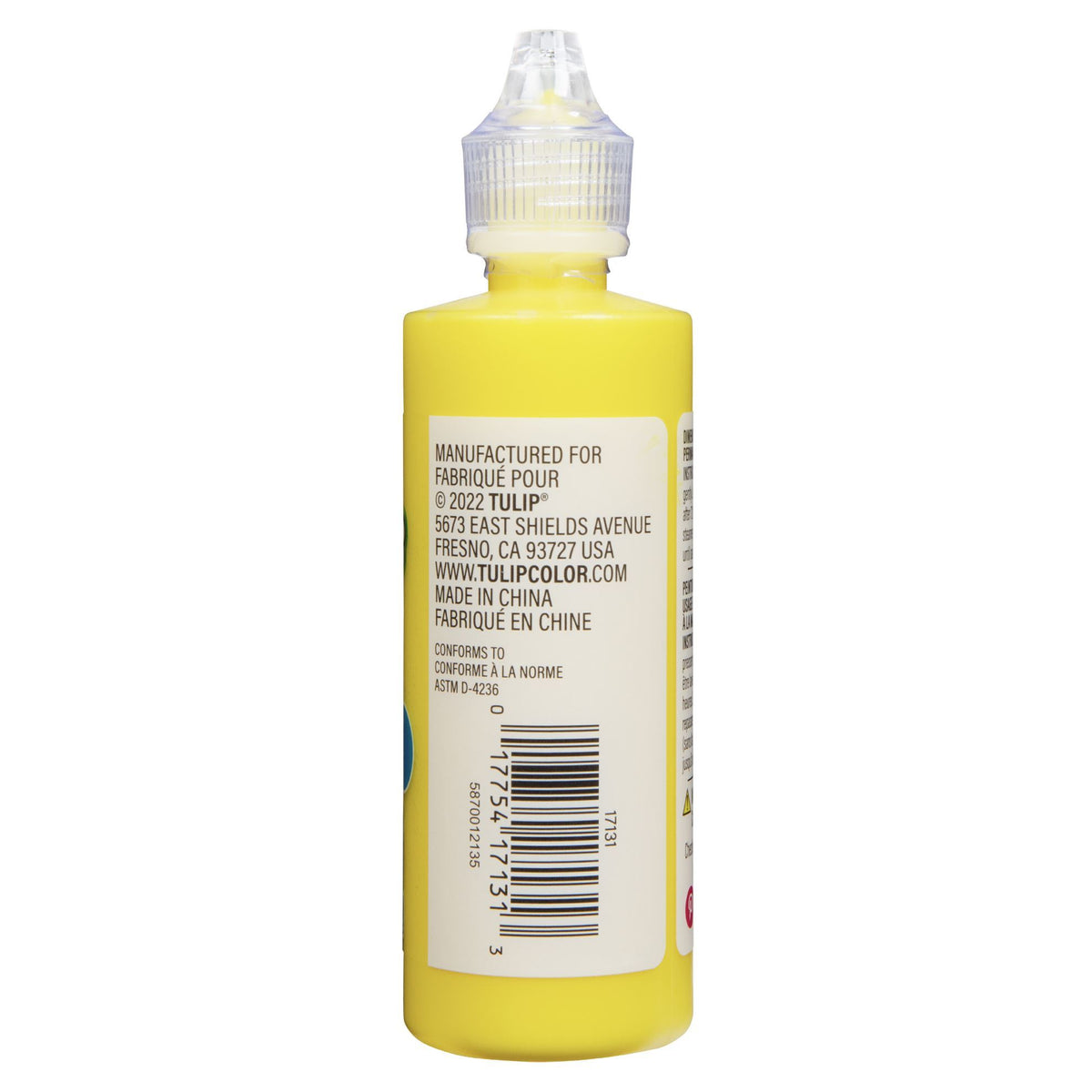 Picture of 17131 Tulip Dimensional Fabric Paint Puffy Yellow 4 oz.