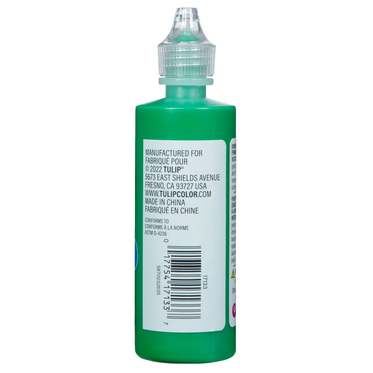 Picture of 17133 Tulip Dimensional Fabric Paint Puffy Green 4 oz.