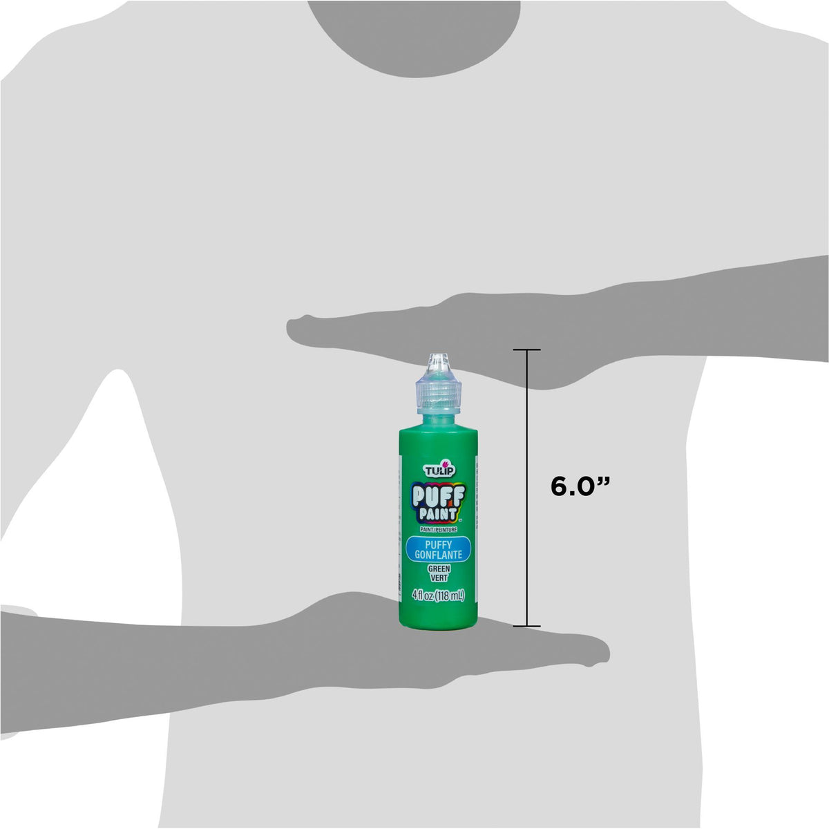 Picture of 17133 Tulip Dimensional Fabric Paint Puffy Green 4 oz.