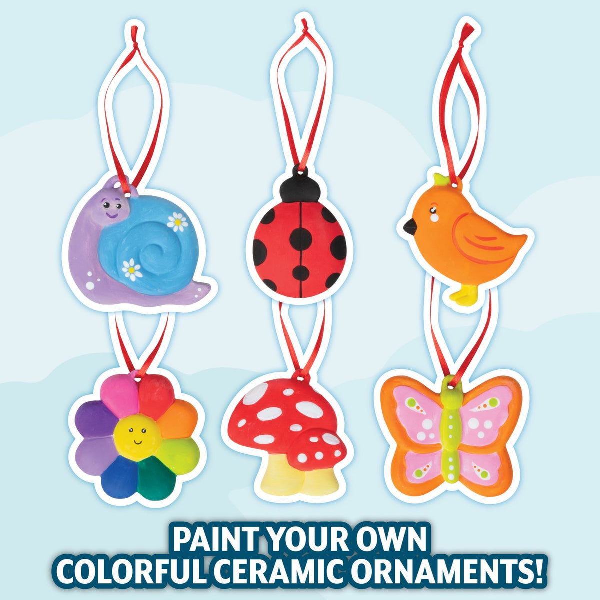 Picture of 48608 Tulip Garden Buds 6-Pc. Ornament Painting Kit