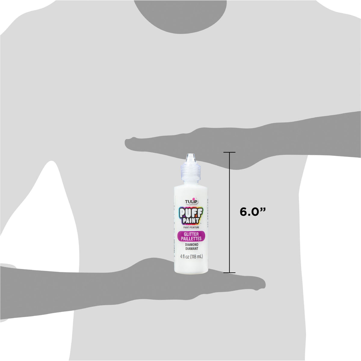 Picture of 16065 Tulip Dimensional Fabric Paint Glitter Diamond 4 fl. oz.
