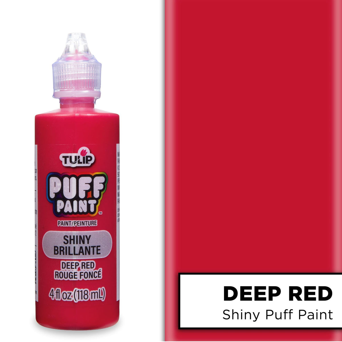 Picture of 41402 Tulip Dimensional Fabric Paint Slick Deep Red 4 oz.