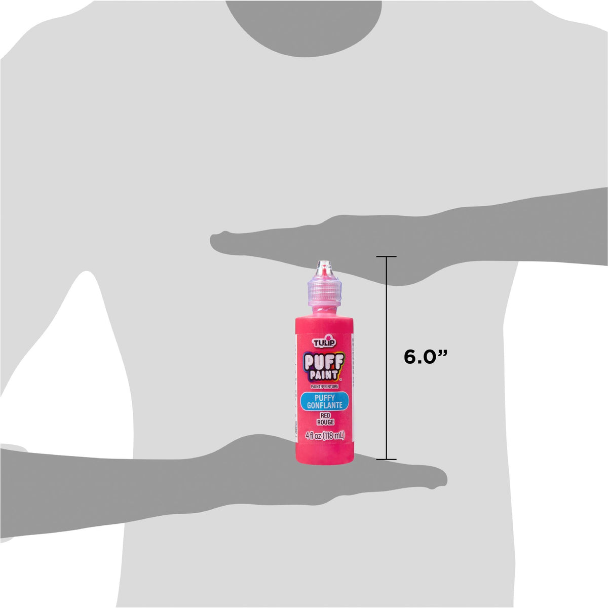 Picture of 17132 Tulip Dimensional Fabric Paint Puffy Red 4 oz.