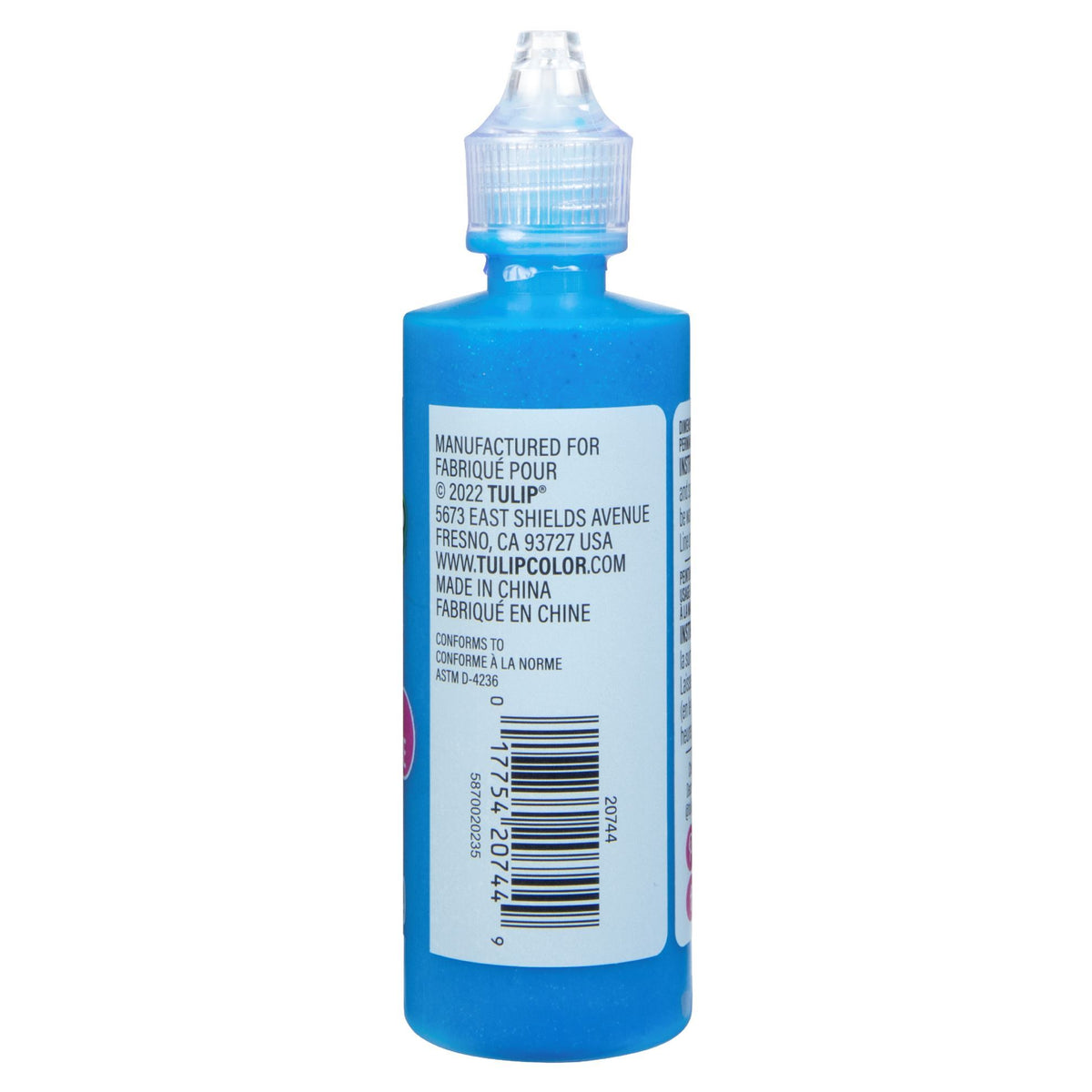 Picture of 20744 Tulip Dimensional Fabric Paint Sparkles Blueberry 4 oz.
