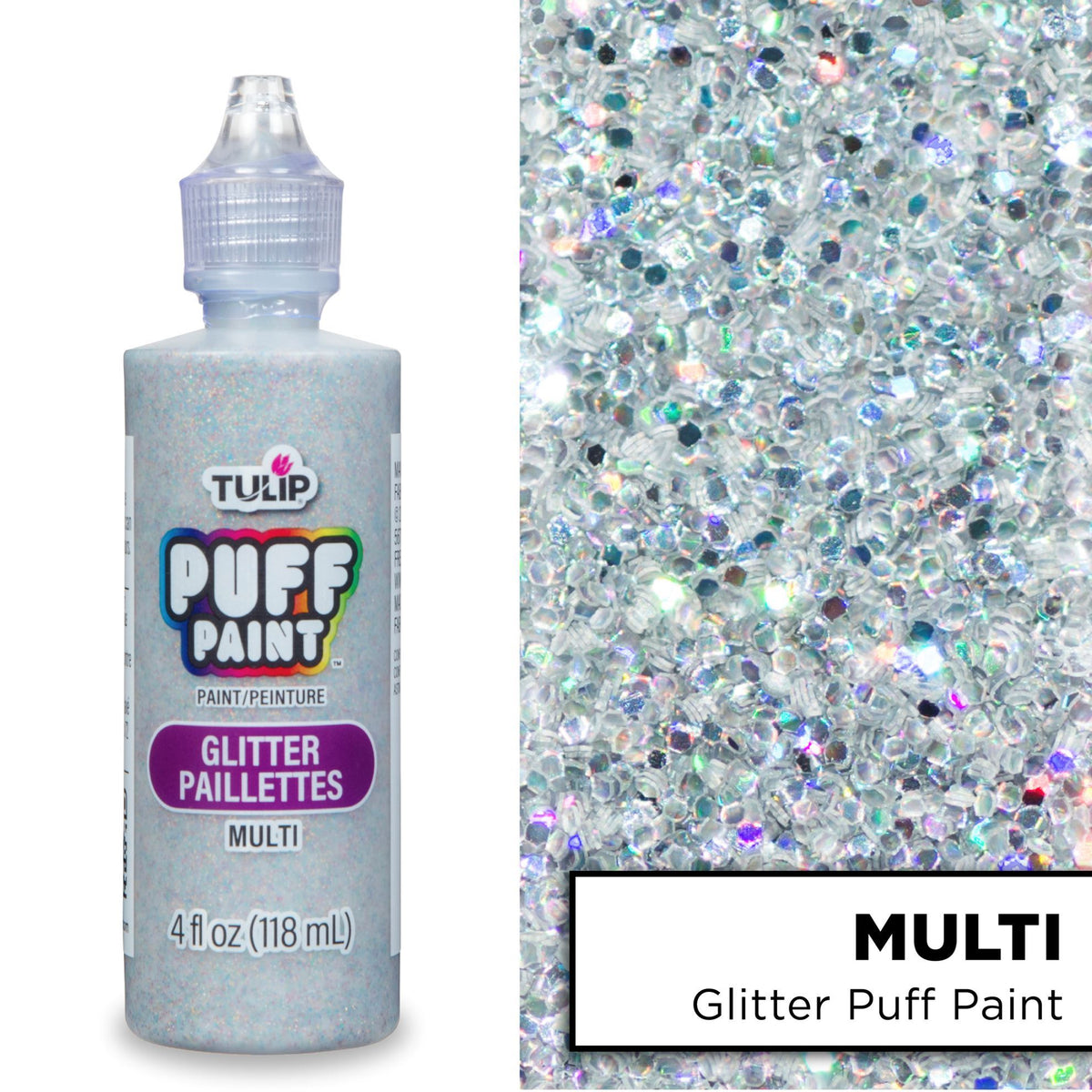 Picture of 41310 Tulip Dimensional Fabric Paint Glitter Multi 4 oz.