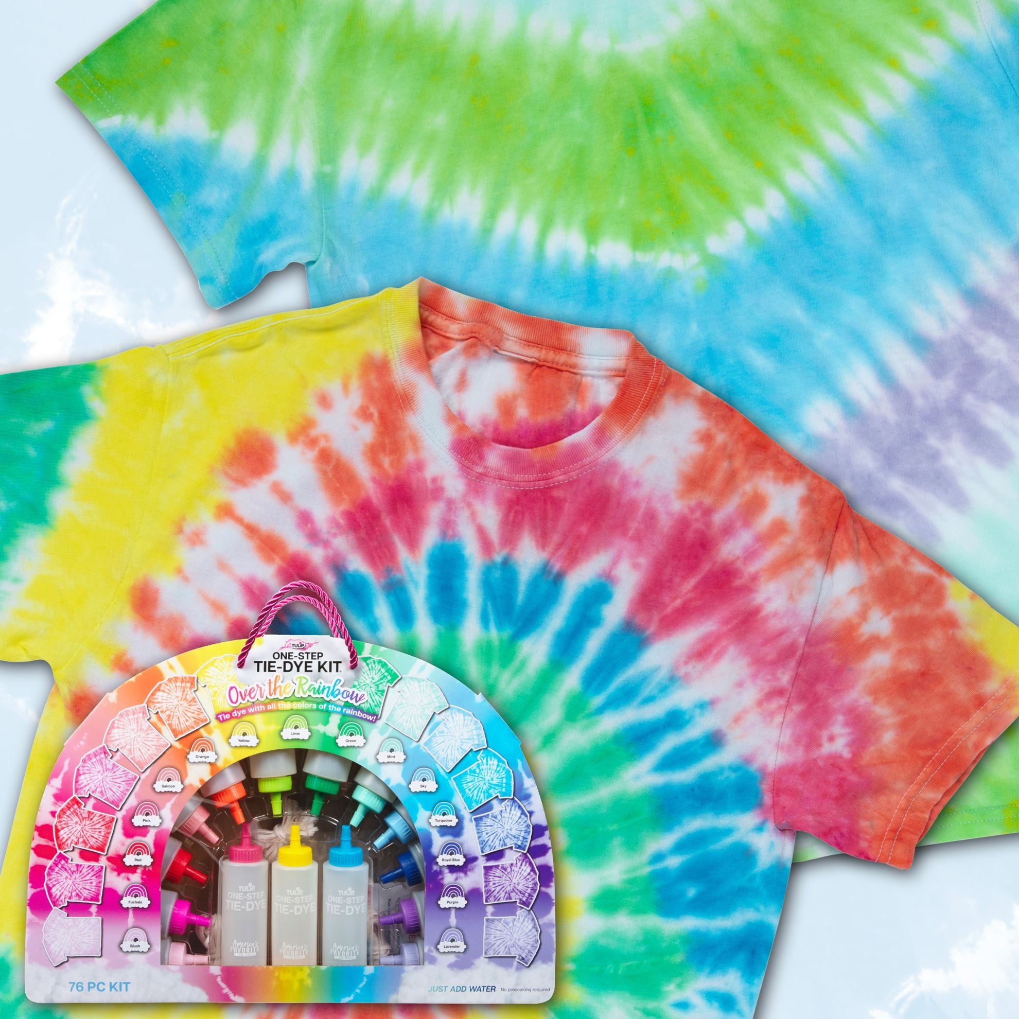 Tulip Over the Rainbow 15-Color One-Step Tie Dye Kit – I Love to