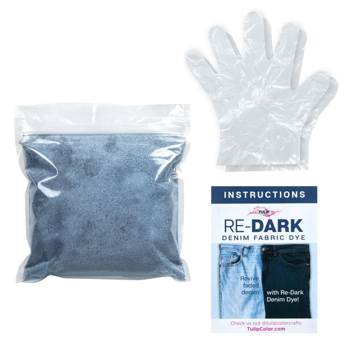 Picture of 49021 Tulip Re-Dark Denim Fabric Dye Kit