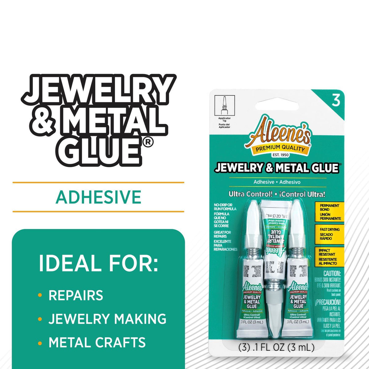 Picture of 29131 Aleene's Jewelry & Metal Glue .1 fl. oz. 3 pack