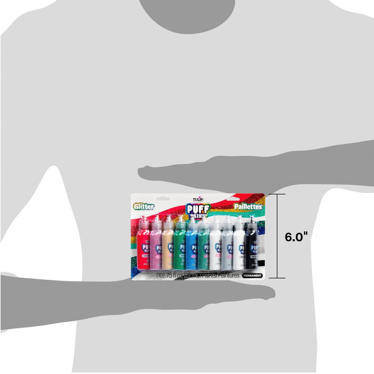 Picture of 49768                               TULIP PUFF PAINT GLITTER 10PK                     
