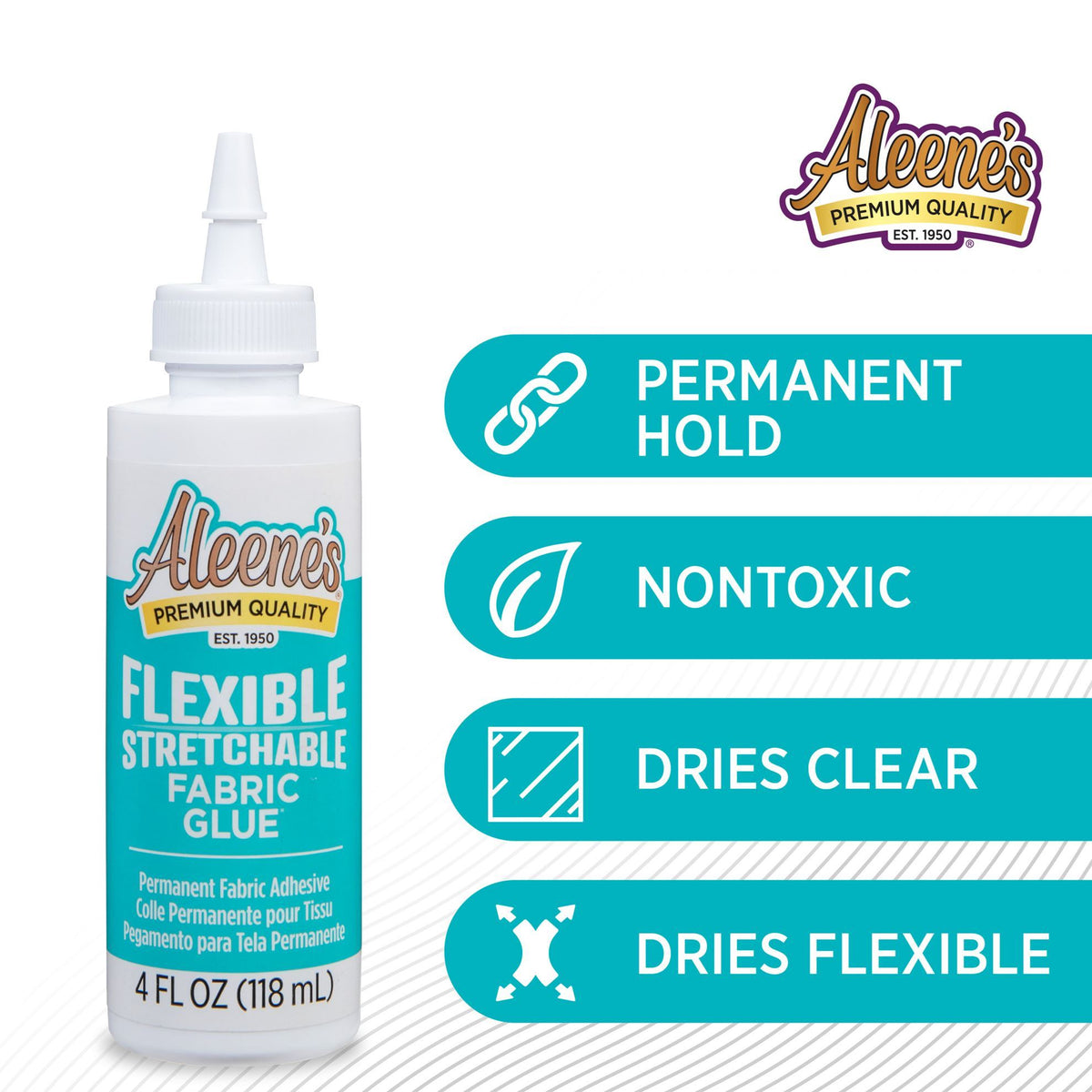 Picture of 15592 Aleene's Flexible Stretchable Fabric Glue 4 fl. oz.