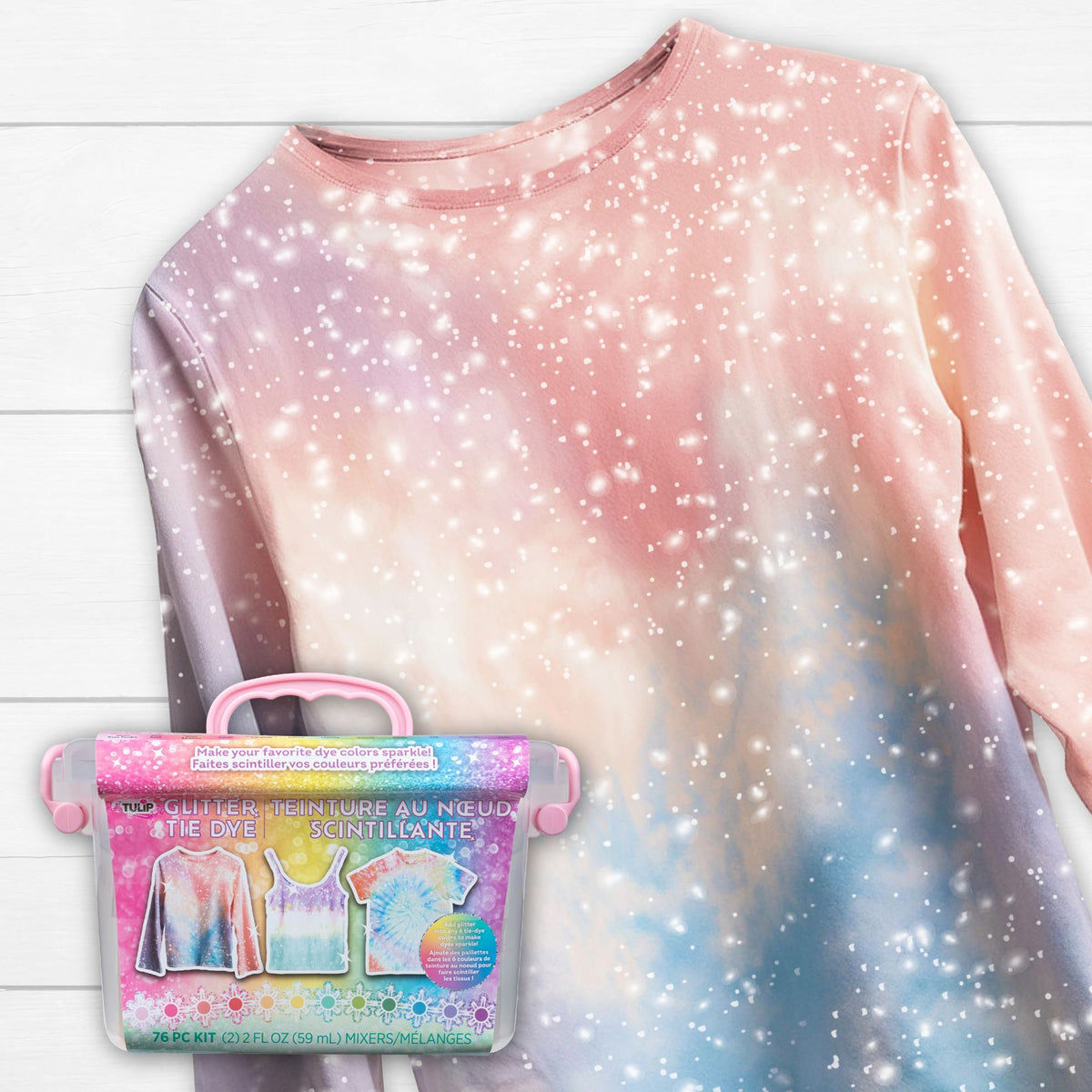 Picture of 49771 Tulip Glitter 12-Color One-Step Tie-Dye Kit