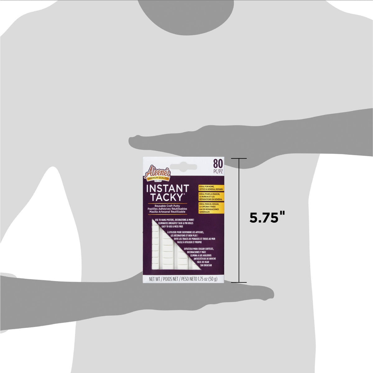 Picture of 33188 Aleene's Instant Tacky Reusable Craft Putty 80 Pc.