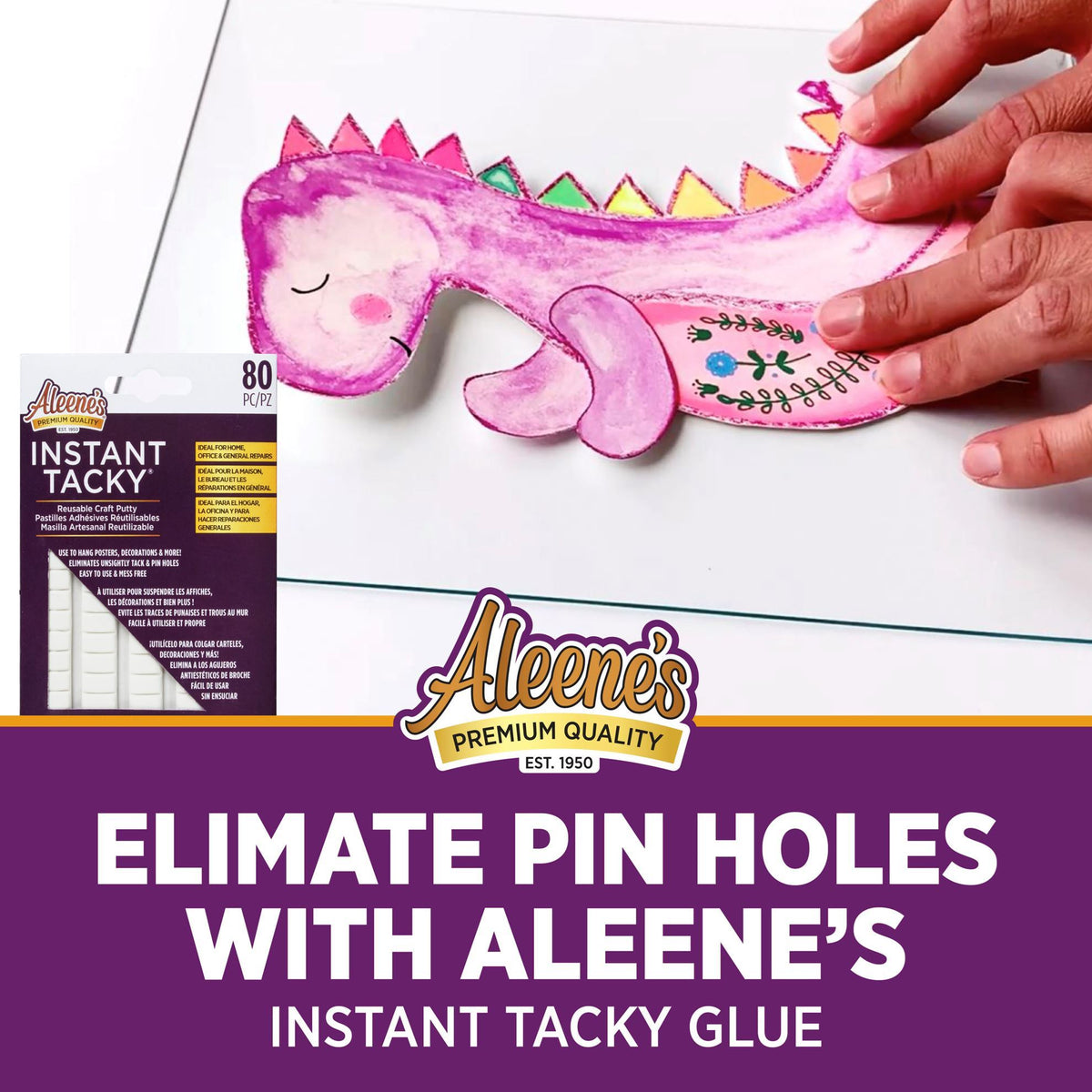 Picture of 33188 Aleene's Instant Tacky Reusable Craft Putty 80 Pc.