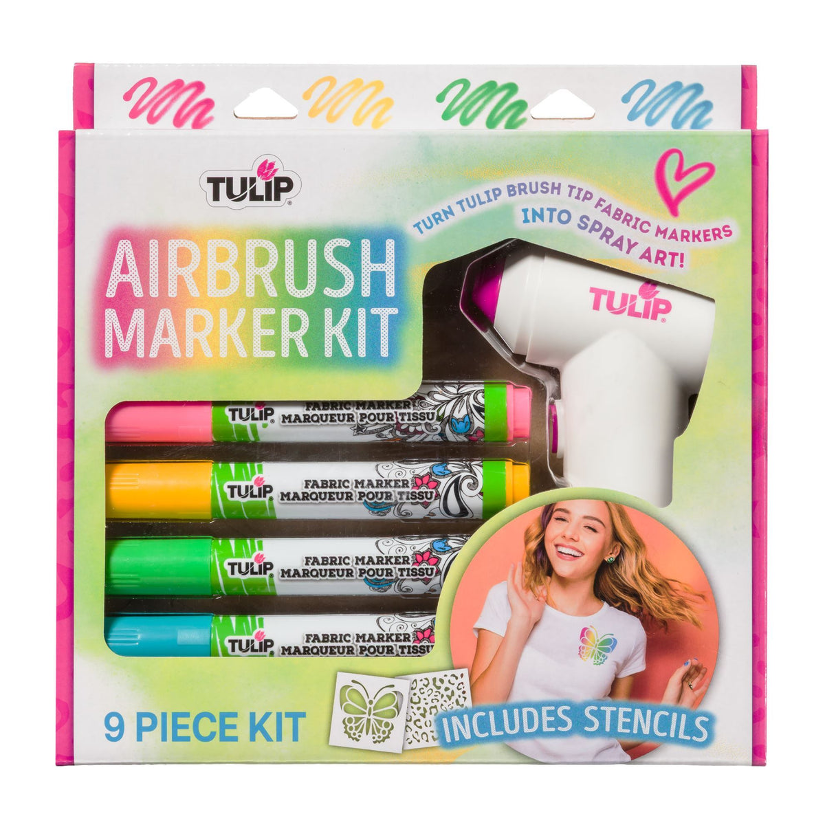 Picture of 49843 Tulip Airbrush Fabric Marker Kit