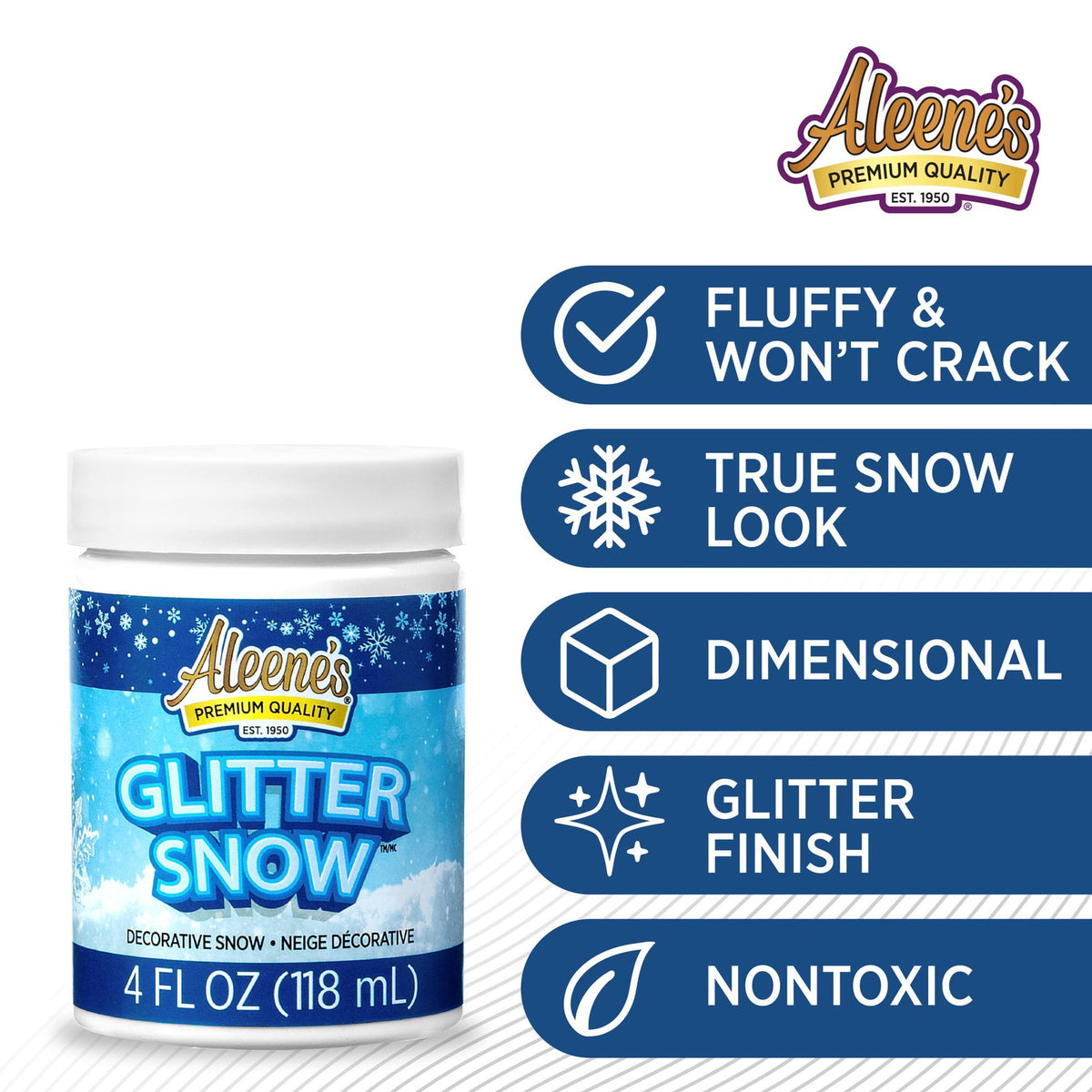 Picture of 14642 Aleene's Glitter Snow 4 fl. oz.