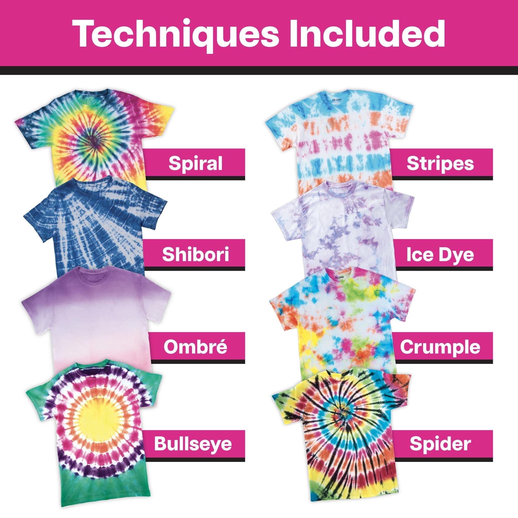 Tulip Tie-Dye Party 18-Color Tie-Dye Kit – I Love to Create