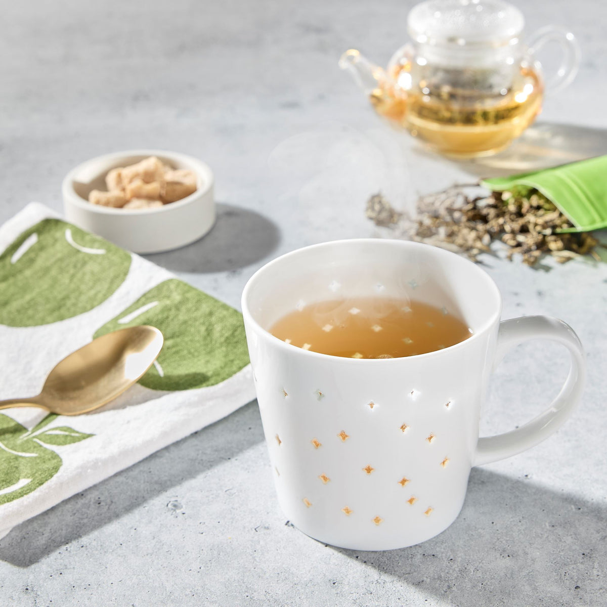 Picture of 50351 Tulip Transparent Mugs Diamonds 2 Pack
