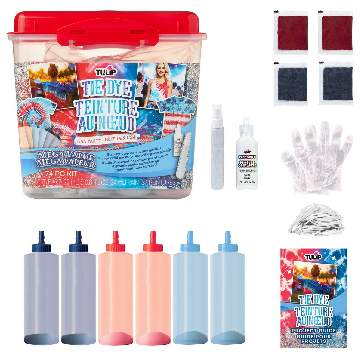 Picture of 49918 Tulip One-Step Tie-Dye USA Party Mega Value Kit