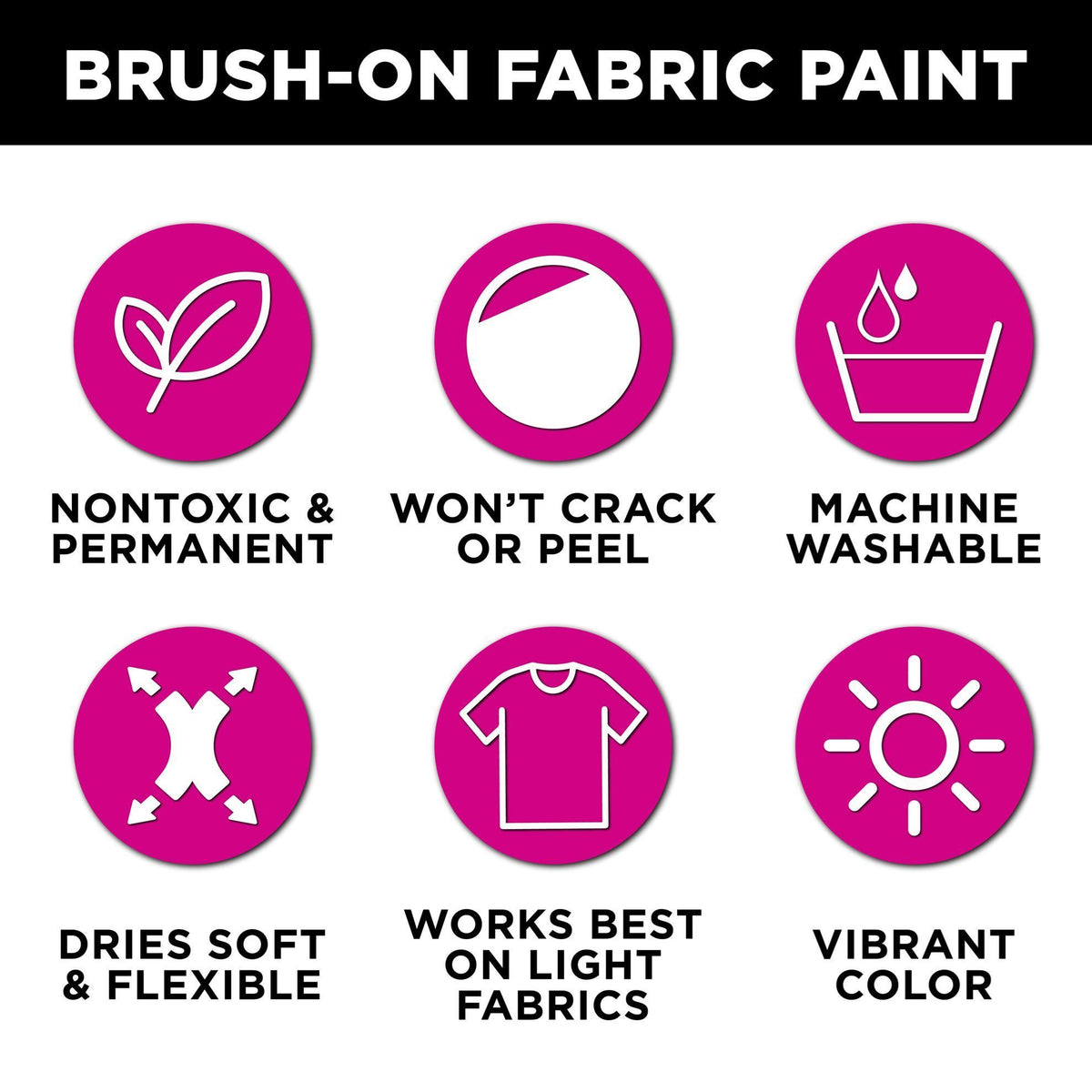 Picture of 49862 Tulip Brush-On Fabric Paint Purple 2.7 fl. oz.