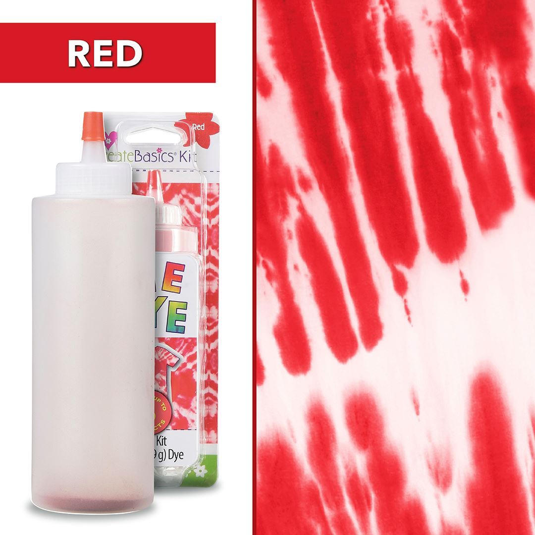 Picture of 32024 Create Basics 1 Color Tie Dye Kit, Red, Makes 4 fl oz