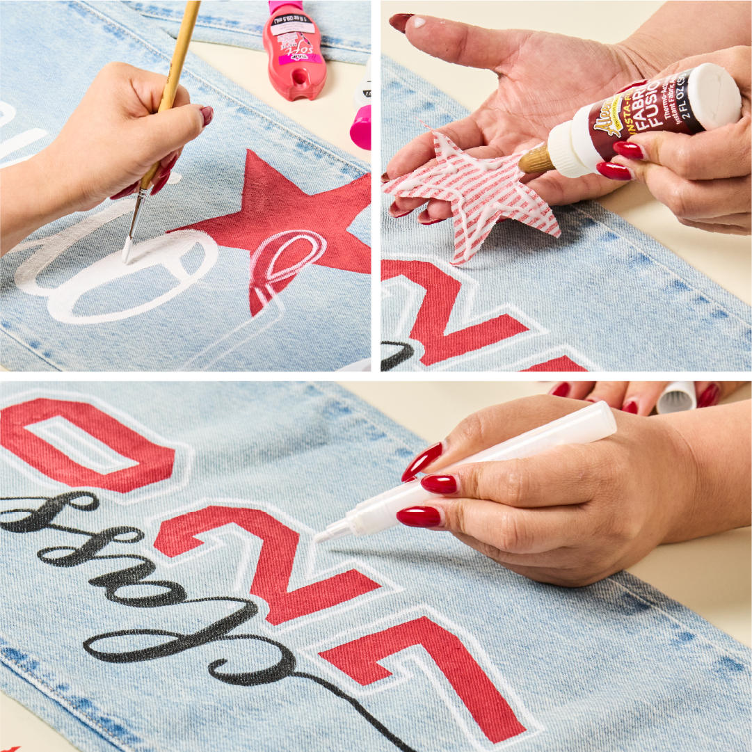 Picture of 50975 Tulip Custom Jeans Fabric Paint & Glue 15pc Kit